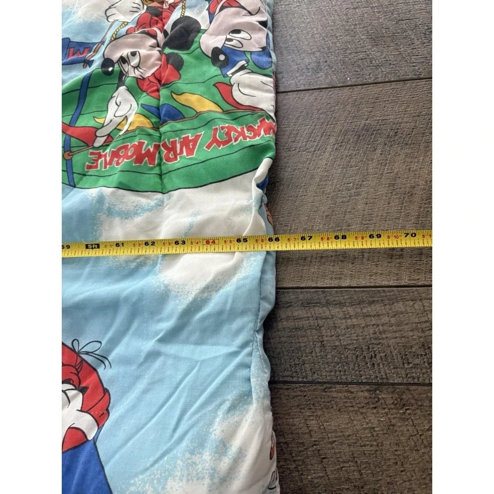 Vintage Walt Disney Productions Mickey Air Mobile Full Comforter Mickey Minnie